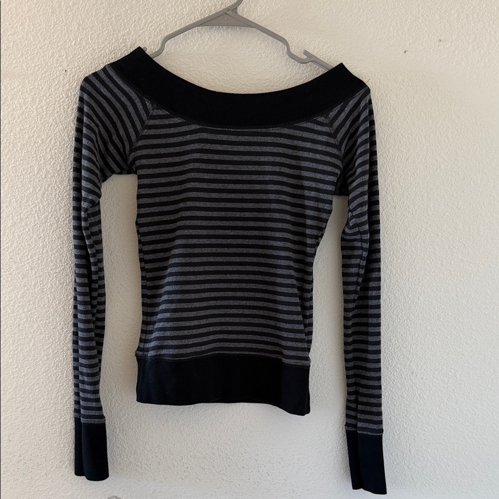 Brandy melville Ginny striped off shoulder top